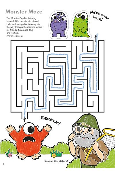 Orchard Toys Coloring Book With Activities In English And Stickers Things To Do