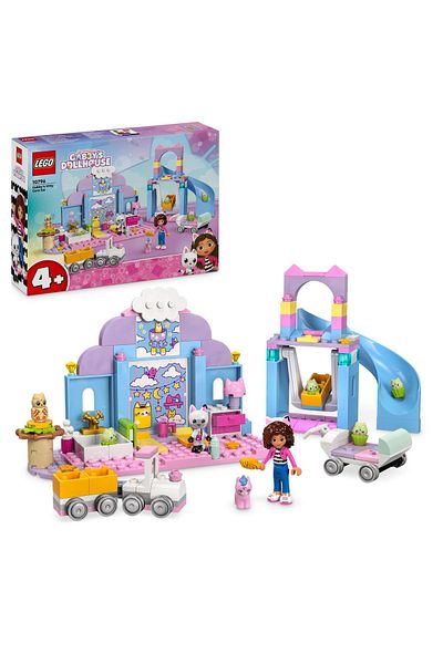 LEGO 4+ Gabby's Dollhouse Gabby's Kitten Care Room 10796 - Kids Ages 4 and up Interior
