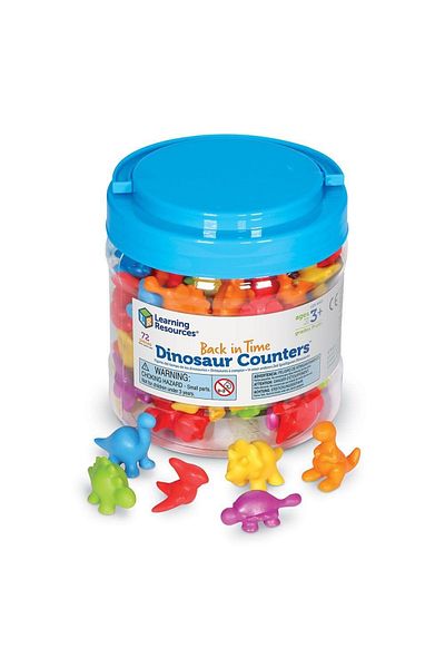 Learning Resources Sorting and Counting Set - Playful Dinosaurs (72 PIECES)