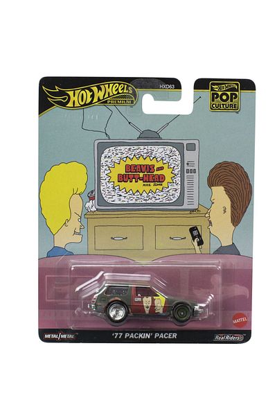 mattel Hot Wheels Pop Culture Beavis And Butthead Packin Pacer 77 Diecast Car 1:64 Scale