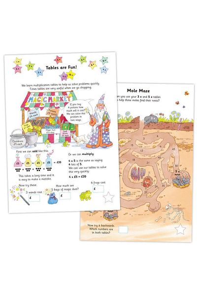 Galt Activity Book and Stickers - Multiplication Table