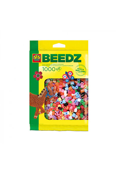SES Creative Beedz Mixed Color Iron-on Beads Set 1000 Pieces