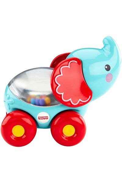 mattel Fisher Price Push and Go Elephant Toy