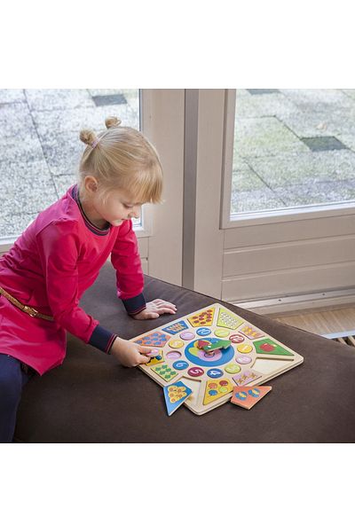 New Classic Toys Wooden Educational Clock
