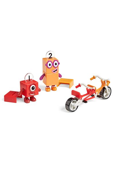 Hand2Mind Set Figurine Numberblocks - Aventuri Pe Bicicleta Cu Unu & Doi