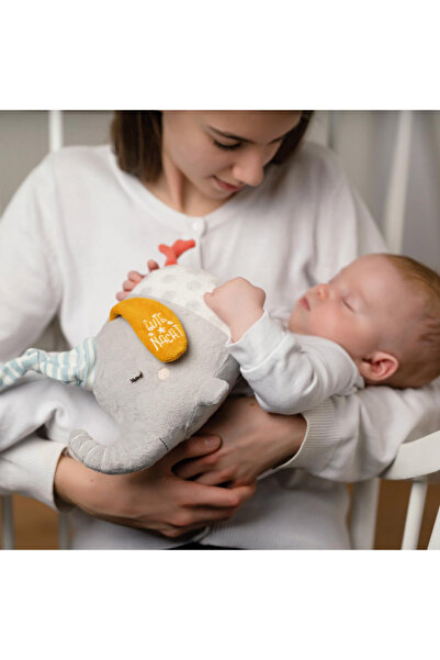 Fehn Plyšový slon s nočním světlem