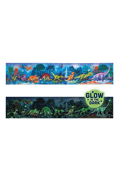 Hape Fluorescent Children's Puzzle With Dinosaurs (200 PIECES, 1.5M)