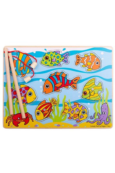 BIGJIGS Toys Magnetic Puzzle - The Happy Fish