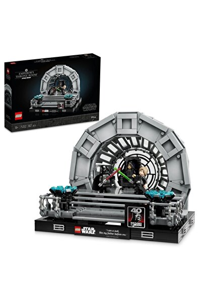 LEGO Diorama Star Wars™ Sala Tronului Împăratului™ - Set de construcție în mi...