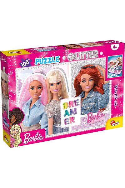 Lisciani Glitter Barbie Puzzle - Best Friends (108 PIECES)