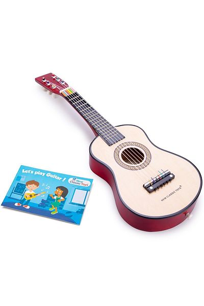 New Classic Toys Kytara s popruhem a manuálem s prvními krůčky ve zpěvu 600 x 195 x 65 mm