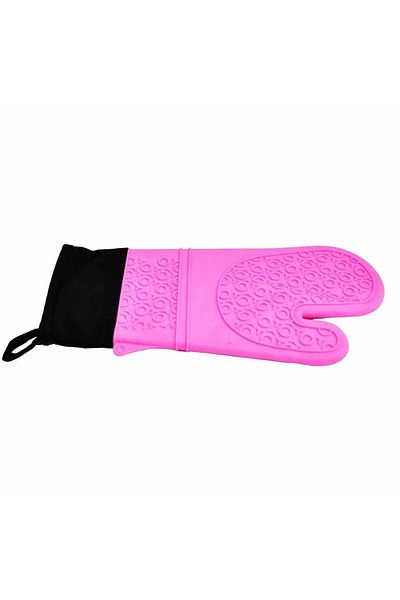 COOKSTYLE Manusa Bucatarie Cuptor, Antitermica, Lunga, Protectie Silicon, Anti-alunecare, 36 Cm, Roz