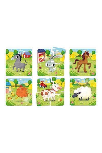 Lisciani Puzzle - On the Farm - Perfect Toy for Children's Development
