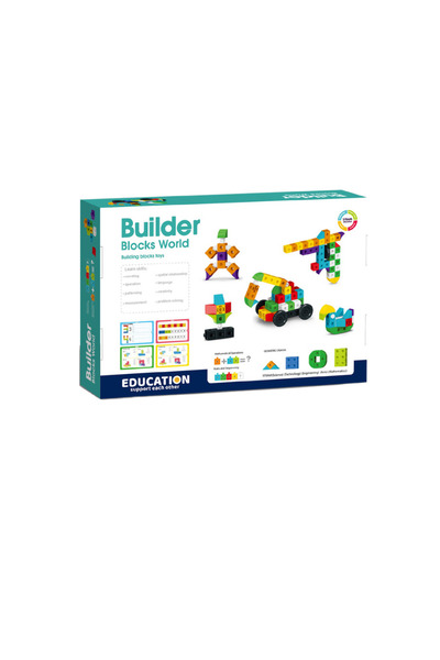 Bufnitel Steam Building Set - Let's Learn and Have Fun (120 PIECES)