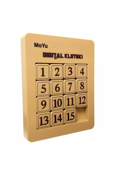 Micostore Joc Klotski Inteligent,gandire Logica,15 Blocuri Iq Slide Brain Game,6 ani ,tetris Puzzle, Plastic