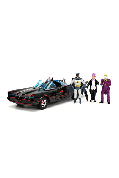 Simba Jada Batman Set Masinuta Metalica Batmobile 1:24 Si 4 Figurine