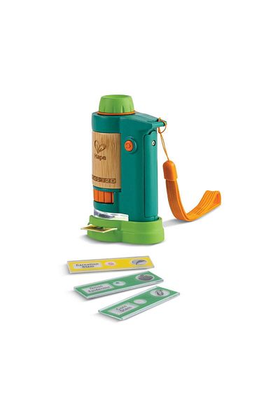Hape Bamboo Children's Toy Microscope