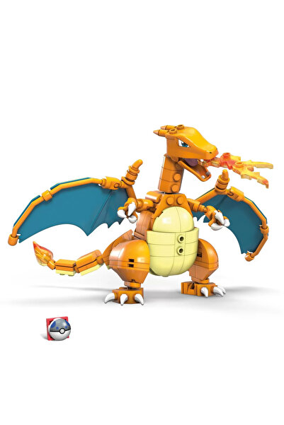 mattel Pokemon Mega Construx Charizard Dracaufeu Glurak