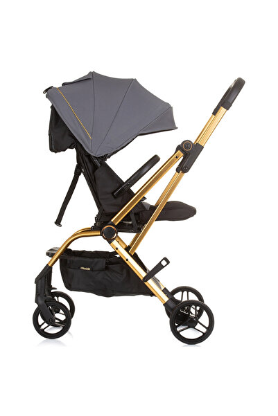 Chipolino Kočárek Twister Granite s otočným sedadlem