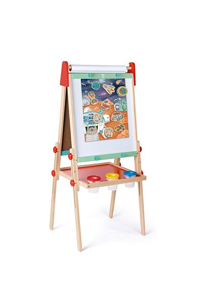 Hape Space Themed Magnet Creation Kit For Kids - 17 Pieces