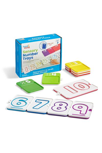 Hand2Mind Tablite senzoriale - Numere