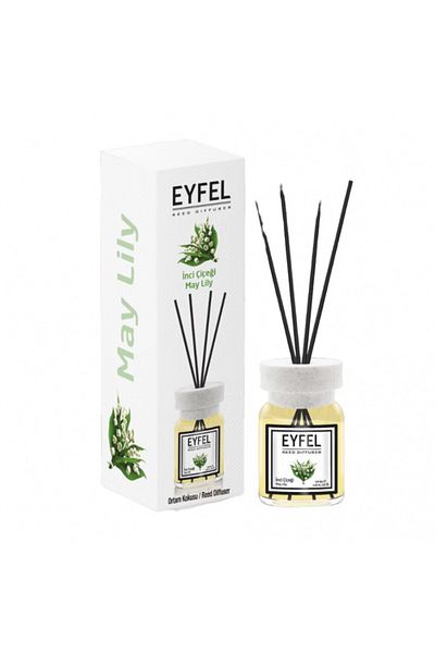 Eyfel Room Freshener With Sticks, Lily Of The Valley, 120ml