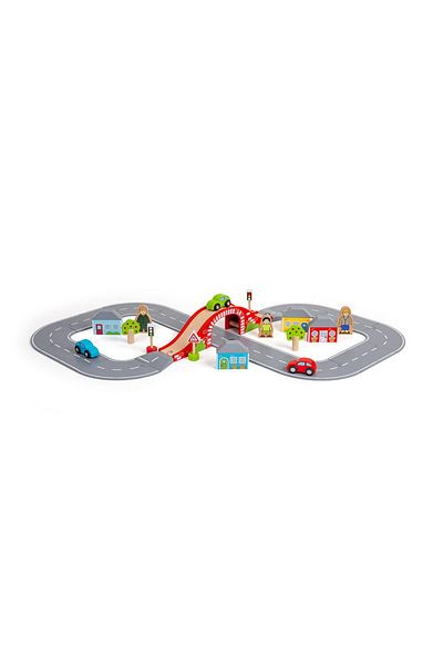 BigJigs Car Circuit - Πόλη (36 τεμάχια)