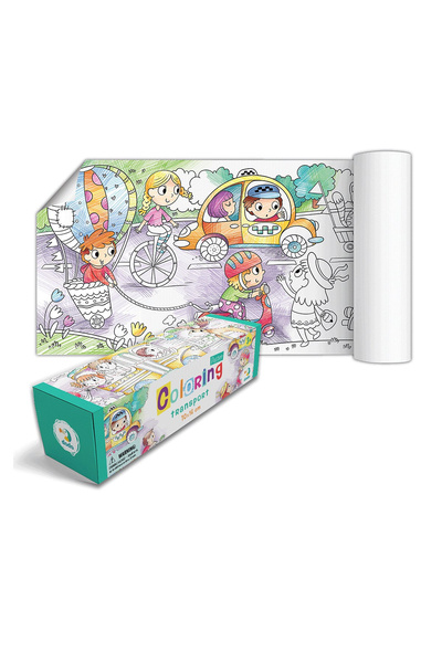 dodotoys Plansa, Poster De Colorat, Transporturi, 70 X 16 Cm