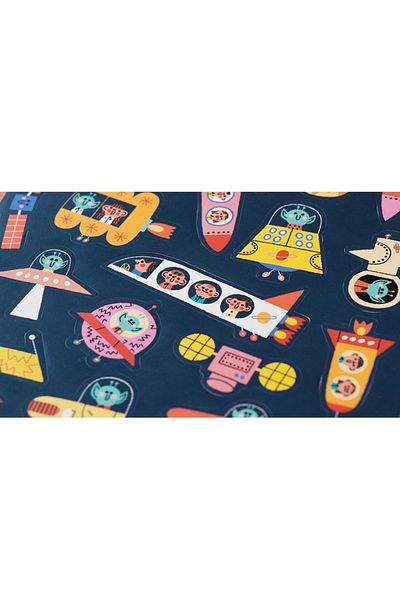 Londji Repositionable Sticker Set, Cosmos