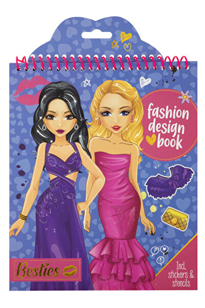 GRAFİX Албум със стикери - Моден дизайн (СИН)