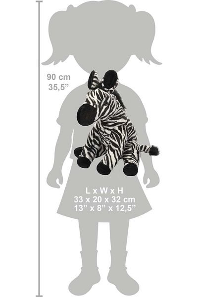 Wild Republic Λούτρινο Ζέβρα Cub - Wild Republic 30 εκ.
