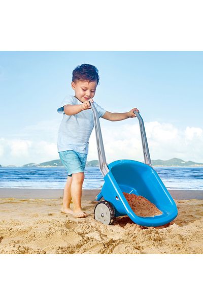 Hape Beach Toy - Blue Wheelbarrow