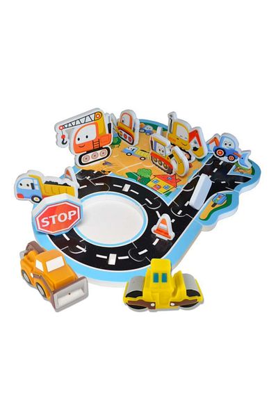 Buddy&Barney Construction Site With Road And Cars - Bath Play Set