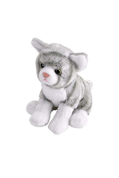 Wild Republic Pisica Vargata Gri - Jucarie Plus 13 Cm