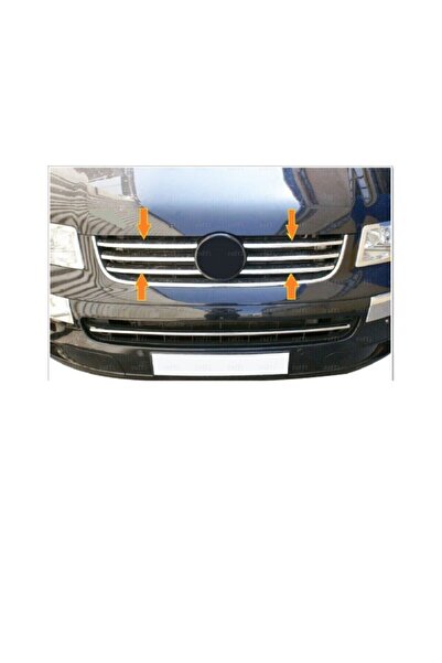 EBAL OTO AKSESUAR Vw T5 Caravelle Krom Ön Panjur 6 Prç. 2004-2010 P. Çelik