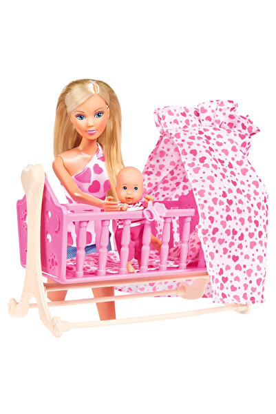 Simba Steffi Love New Born Baby Set Doll 29 Cm, 1 Baby and Accessories