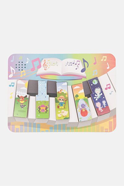 SPIN MASTERR Puzzle cu sunet din lemn de note de pian, combo verde