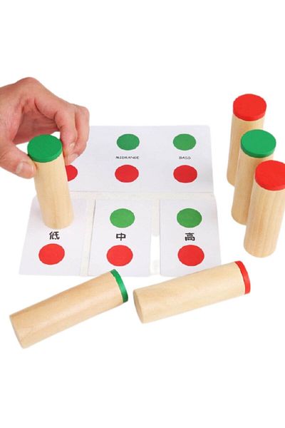 Micostore Gaseste Sunetul Pereche, Joc Senzorial Montessori, Dezvoltare Simtul Auditiv