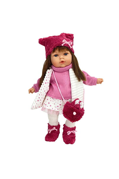 OEM Păpușa Nines D'onil, Tita, cu păr castaniu, cu haine de iarnă, cu parfum ...