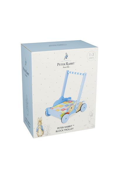 Orange Tree Toys Vozík s kostkou Králík Petr