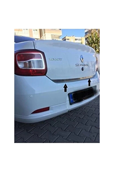 EBAL OTO AKSESUAR Renault Clio 4 Symbol Krom Alt Bagaj Çıtası 2013 Üzeri P.çelik
