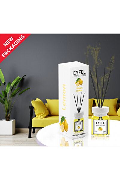 Eyfel Odorizant de cameră cu bețișoare, lămâie, 120 ml