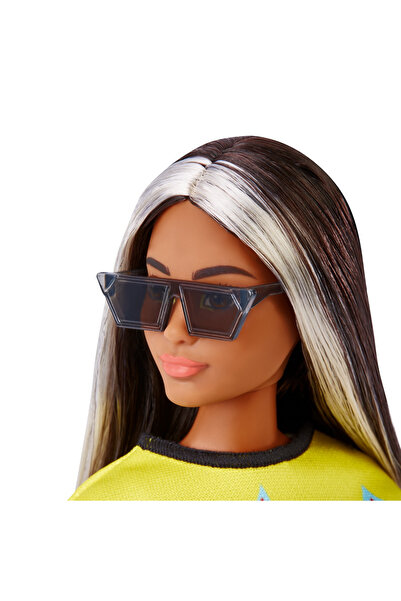 mattel Barbie Fashionista Doll Brunette With Blonde Highlights