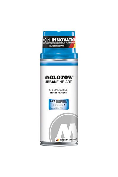 Molotow Spray Ufa 400ml Shock Blue Transparent