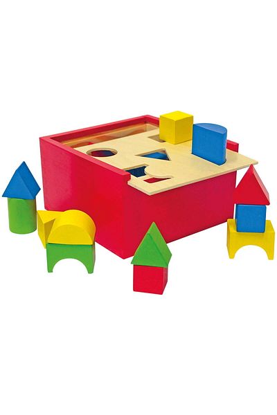 Woody Wooden Toy - Shape Sorting Box