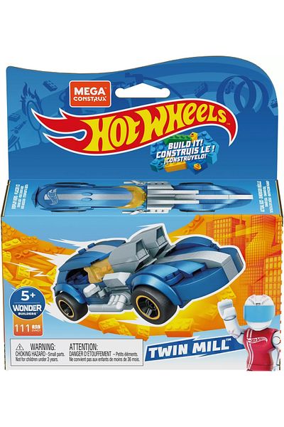 mattel Hot Wheels Mega Buildable Twin Mill Car