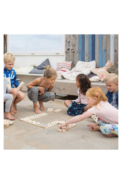 BS Toys Γιγάντια ξύλινα ντόμινο για παιχνίδι σε εξωτερικό χώρο