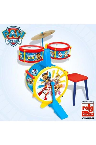 Reig Musicales Toy Drum Set, Paw Patrol