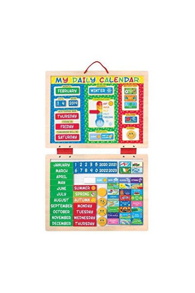 Melissa & Doug Calendar magnetic cu activități zilnice -