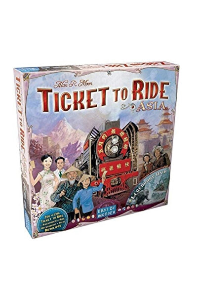 Ticket to ride Joc De Societate Harta Collection Asia, Extensie, Limba Engleza